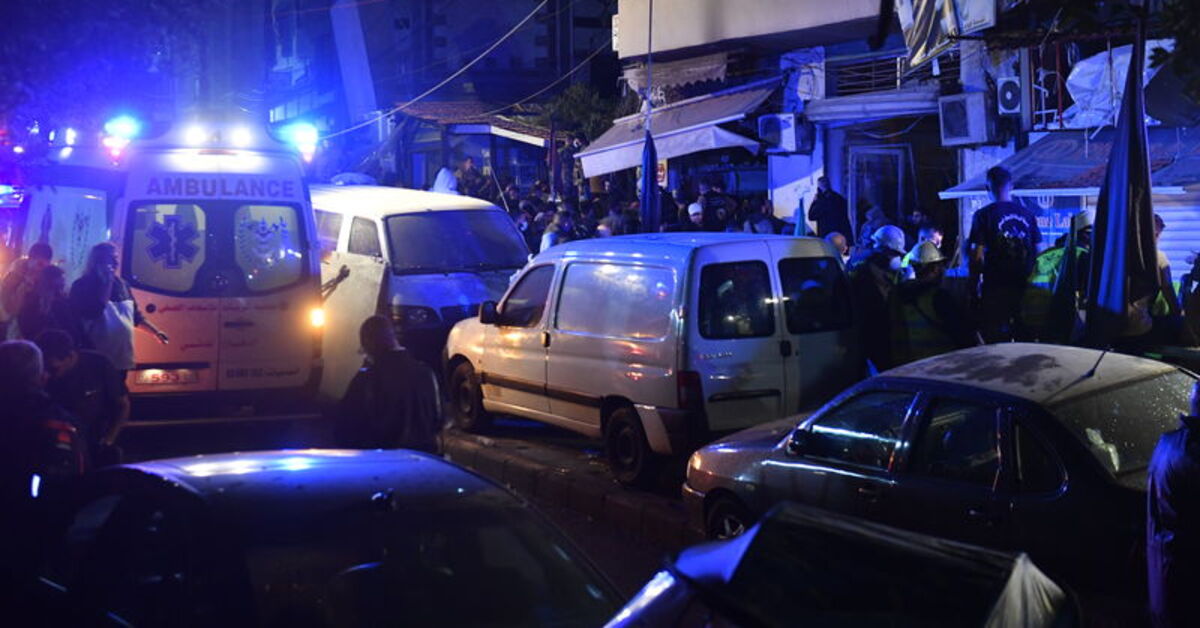 İsrail ordusunun Beyrut’un merkezine düzenlediği saldırıda 5 kişi öldü
