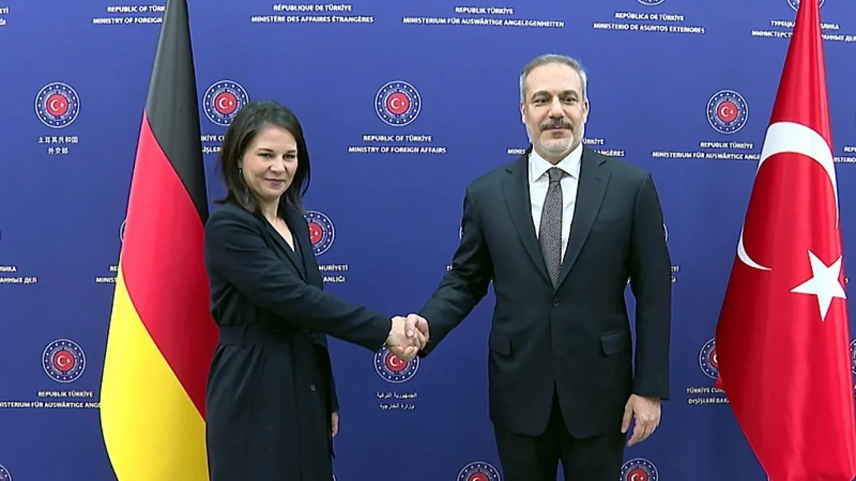 Bakan Fidan, Alman mevkidaşı Baerbock ile bir araya geldi