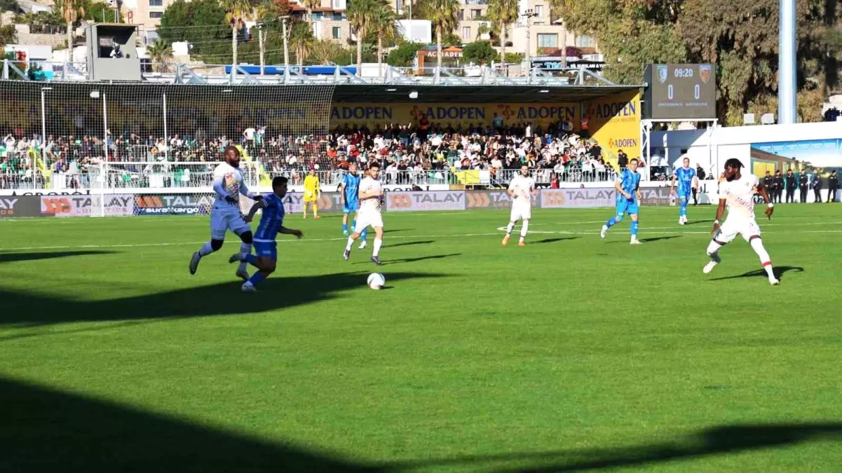 Bodrum FK – Kayserispor: İlk Yarı Beraberlik